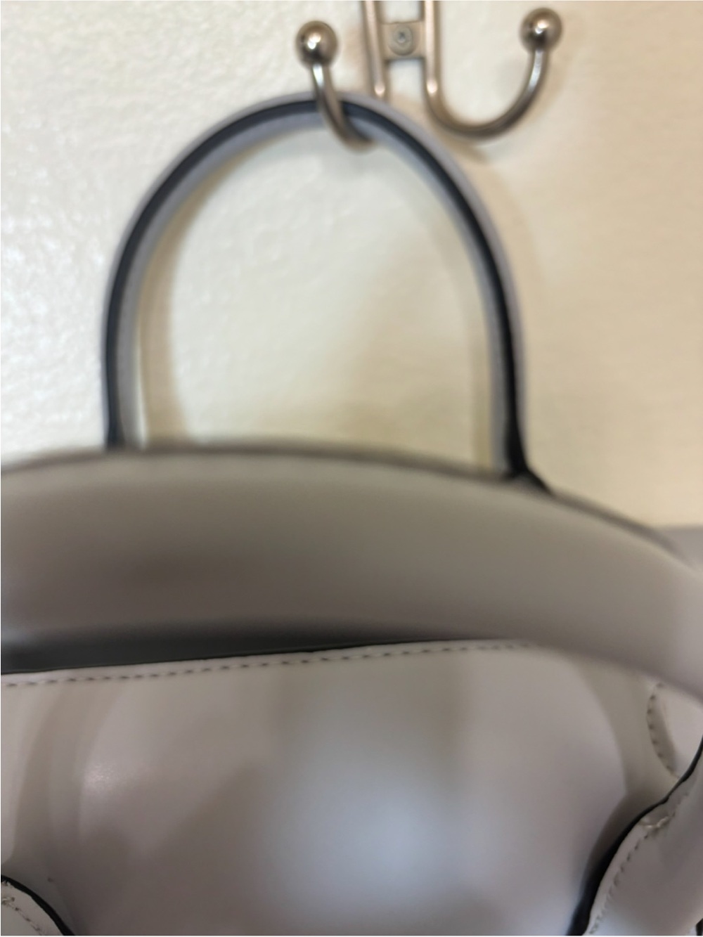 Light blue Structured Top-Handle Crossbody Bag - Picture 6 of 7